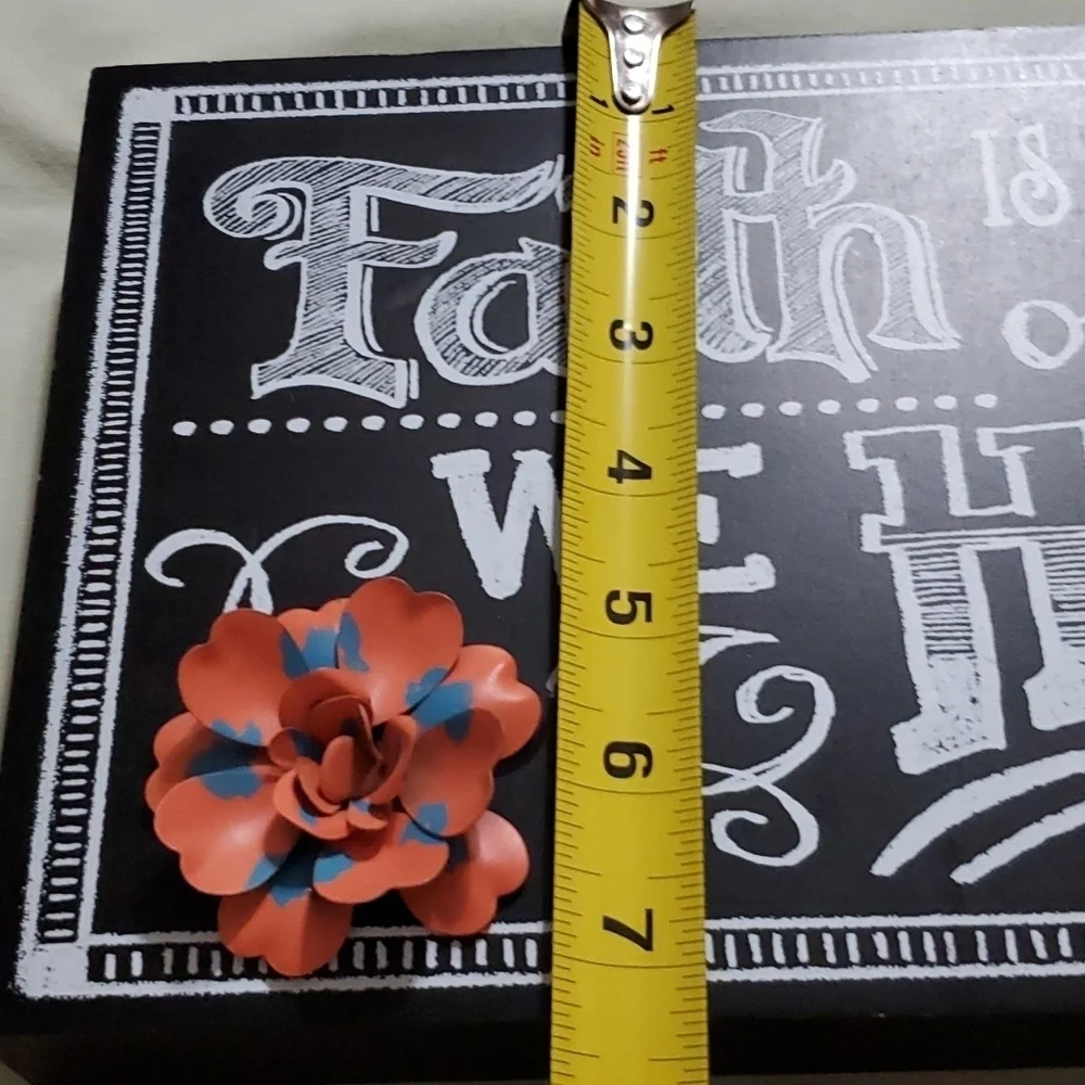 🧿 FAITH & HOPE 3D FLORAL PICTURE